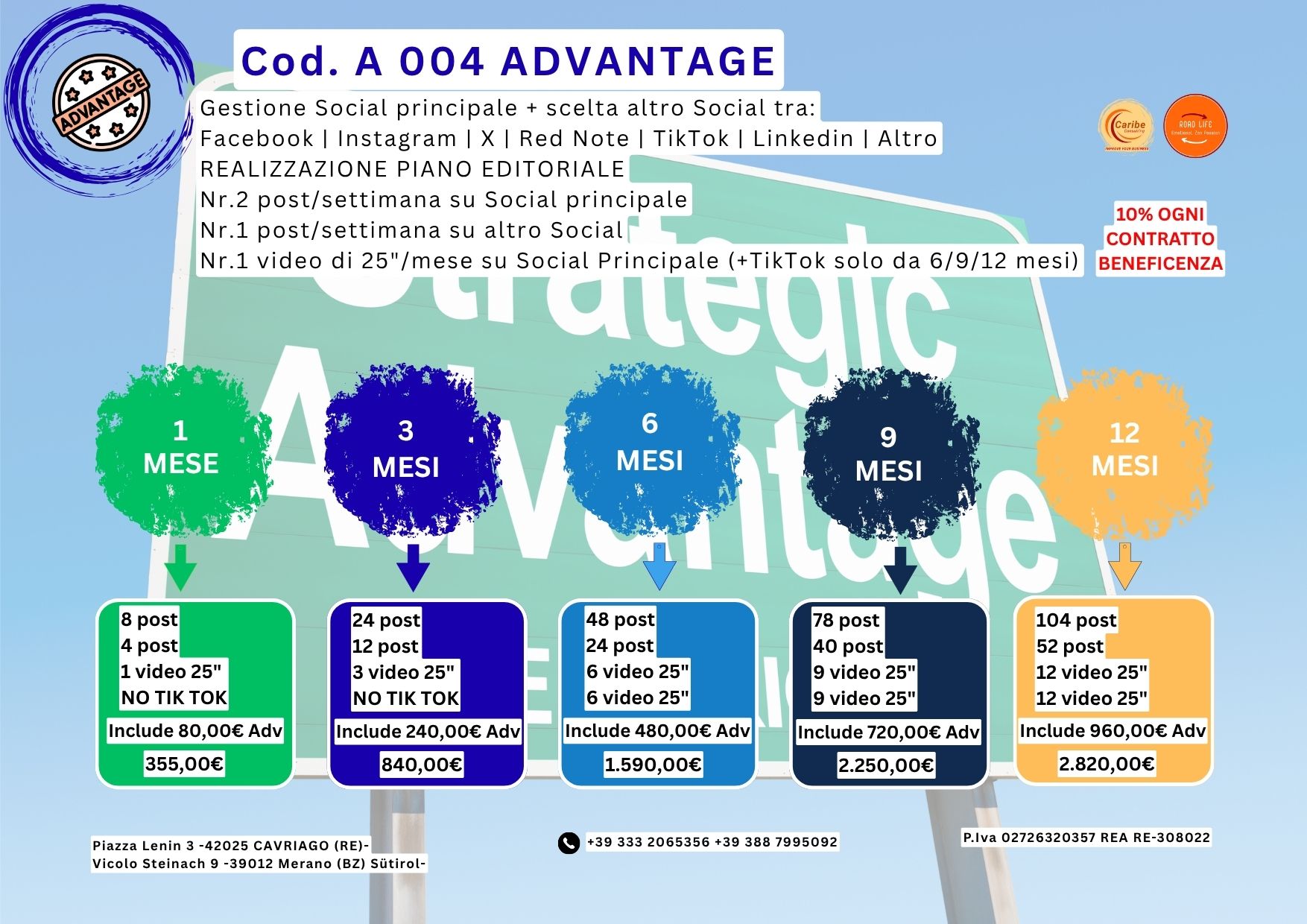 Pacchetto A 004 Advantage